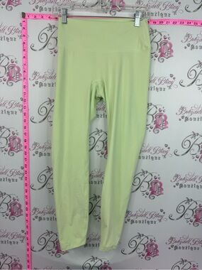 EX leggings tights pants Lime High-Waist Active Leggings